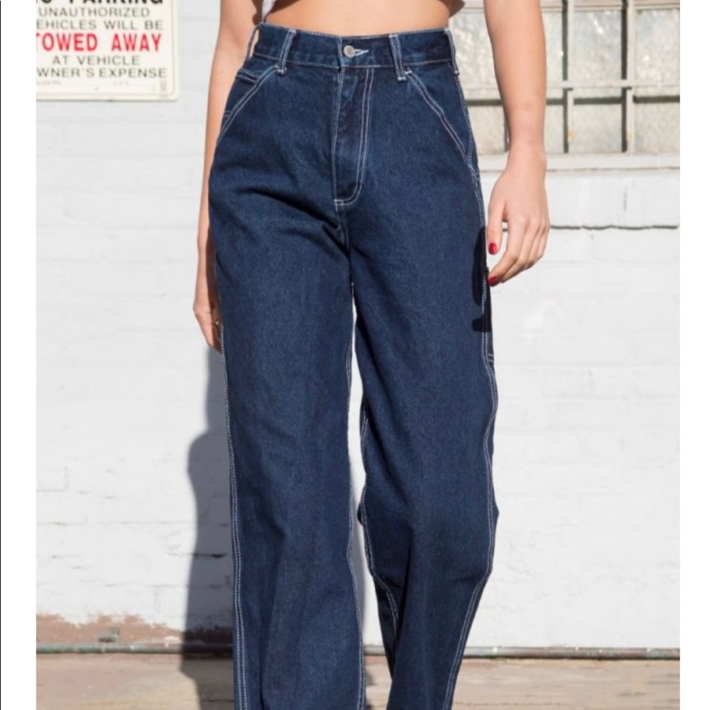 Brandy Melville Talia Dark Wash Jeans